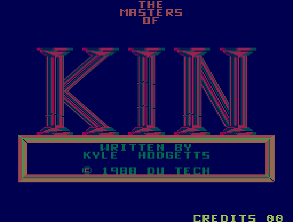 The Masters of Kin Title Screen
